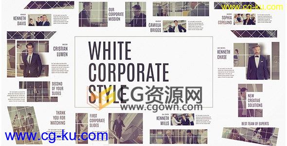 Corporate企业宣传片头制作创意分割画面展示视频效果-AE模板下载的图片1