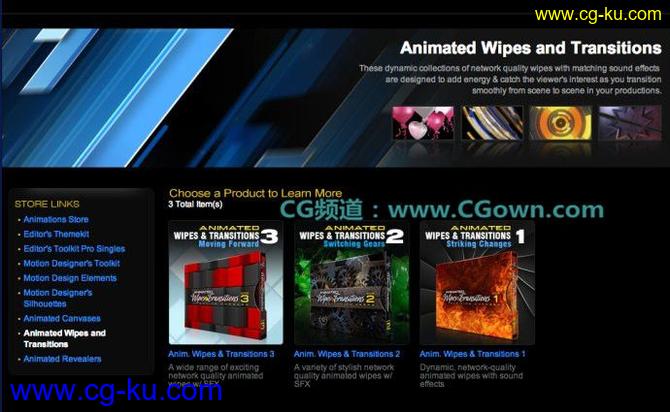 【Digital Juice Animated Wipes & Transitions 1-3】【转场素材】的图片1