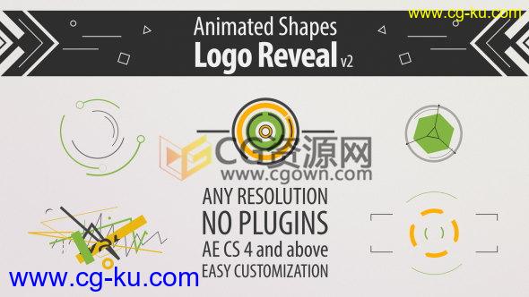 5组形状变化LOGO图形动画设计标志片头制作工程-AE模板下载的图片1