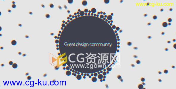 创意点线切换图形MG动画宣传介绍公司视频效果-下载AE模板的图片1