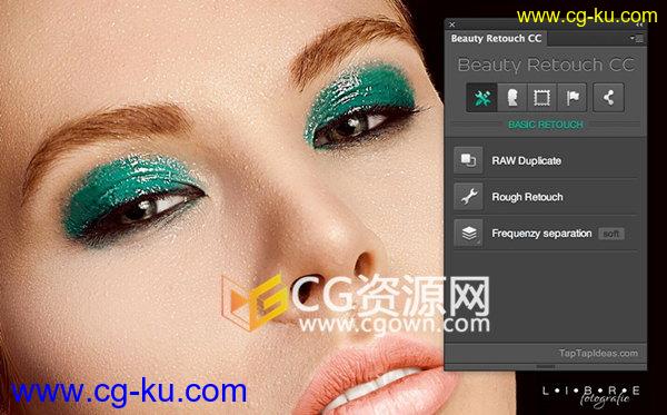 Beauty Retouch CC 2.1.0 PS插件人像美容磨皮润肤包括Photoshop使用教程的图片1