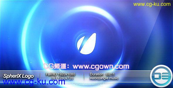 Videohive SpheriX Logo Intro（LOGO演绎AE模板）的图片1