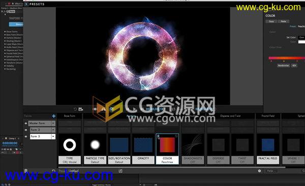 全面学习Trapcode Form 3 粒子插件讲解视频教程的图片1