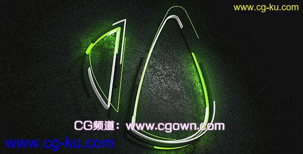 Videohive Neologo科技镂空LOGOAE模板的图片1