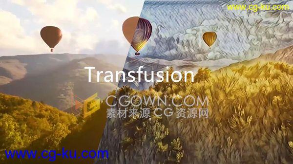 Transfusion V1.4.0 AE插件制作艺术创意视觉化特效效果的图片1