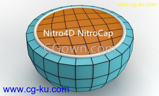 C4D NitroCap v1.2模型封口拓扑插件Cinema 4D R15-R20 Win/Mac的图片1