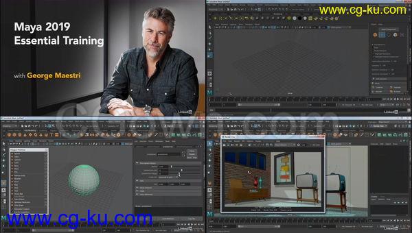 Maya 2019新版本快速入门基础教程新功能了解 Essential Training的图片1