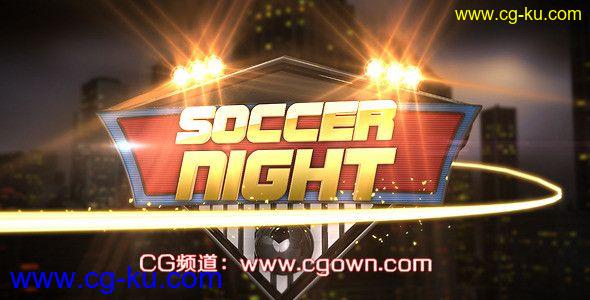 栏目包装 VideoHive Soccer Night Opener 震撼体育赛开幕片头的图片1