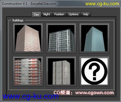 AE 3D城市建筑脚本construction_v1.0的图片1