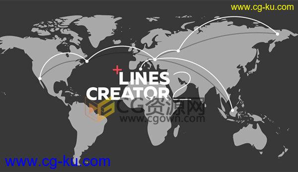 Lines Creator v2.0.1 制作三维空间点线连接动画AE脚本的图片1