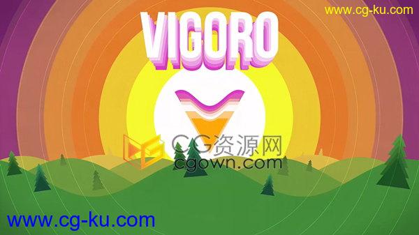 Vigoro v1.04 AE脚本制作MG图形动画延迟偏移效果工具的图片1