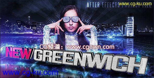 AE模板videohive时尚音乐栏目包装new greenwich的图片1