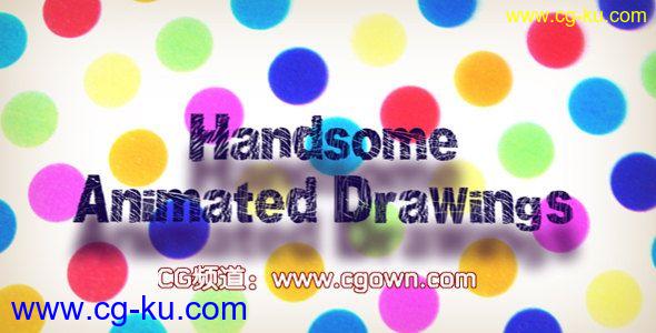 HANDSOME ANIMATED DRAWINGS — AE模板 (Videohive)的图片1