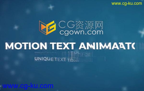 6组创意文字标题科技特效字幕动画效果FCPX插件下载的图片1