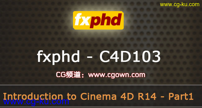 C4D综合训练视频教程第一二季 FXPHD C4D103 Introduction to Cinema 4D R14 Part 1 2的图片1