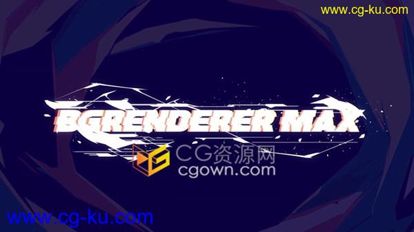 BG Renderer MAX v1.0.5脚本提快AE多线程加速渲染输出文件的图片1