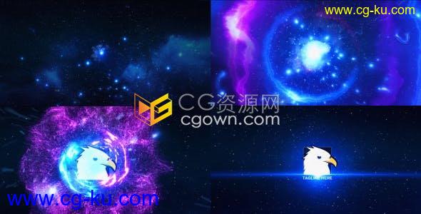 华丽星云特效宇宙耀斑粒子能量爆炸LOGO动画片头效果视频-AE模板下载的图片1