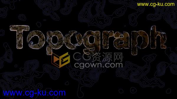 Topograph v1.0 AE插件Win/Mac三维等高线地形图高度图轮廓的图片1