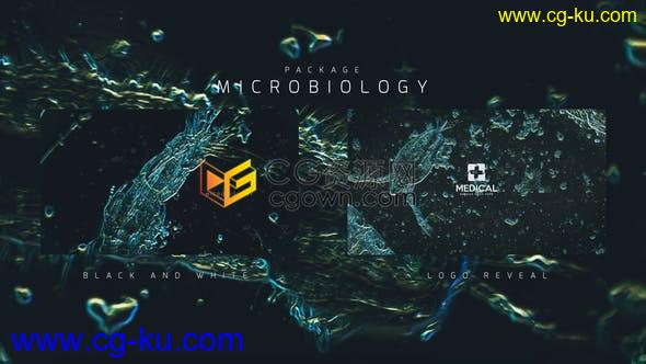 4K微生物细菌病毒包装片头独特显微镜制作微生物视频影像科学医学项目介绍-AE模板的图片1