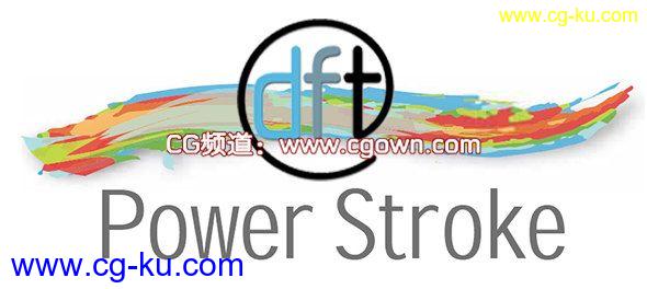 AE描边插件DFT Power Stroke v1.0.7.2 for AE CC (Team V.R)的图片1