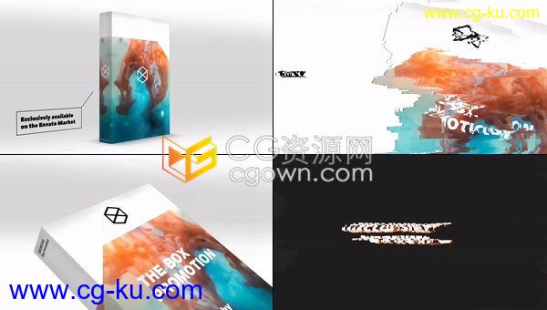 3D包装盒子产品介绍促销宣传演示动画-AE模板下载的图片1