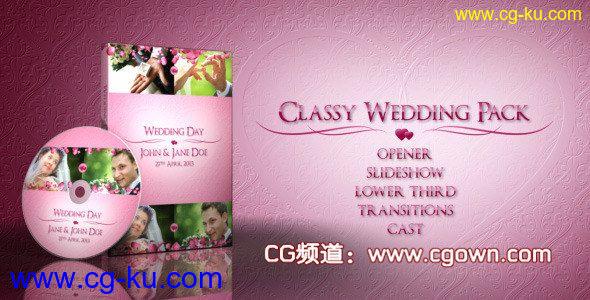 AE模板 优雅的婚礼 Classy Wedding Pack的图片1