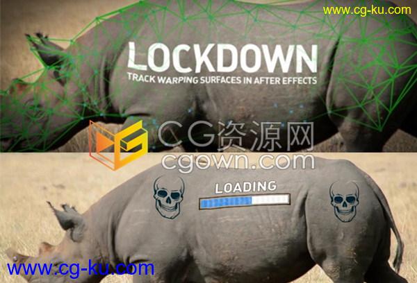 Lockdown v1.0.0 AE插件运动物体表面跟踪特效合成带视频教程免费下载的图片1