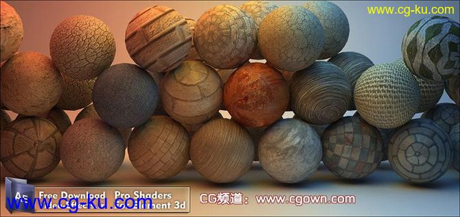 免费材质Free ProShaders for Element 3D (VE Collections)的图片1