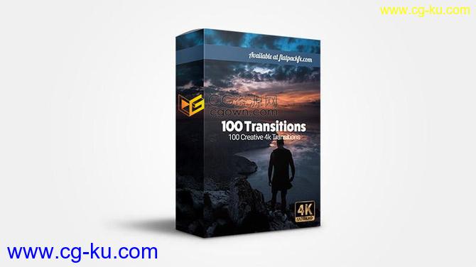 100个Transition图形过渡包4K分辨率多种图形转场动画视频带Alpha通道免费下载的图片1