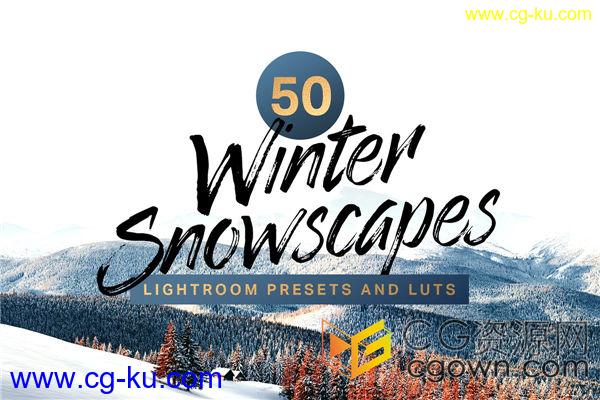 50个冬季Lightroom预设和LUT调色预设实现冬季风景旅行摄影视觉美感的图片3