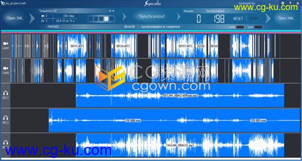 Syncaila v2.1.2多机位自动对视频音频同步工具中文汉化软件安装的图片1