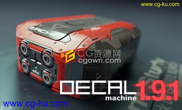 DECALmachine v1.9.1 Blender2.8插件自动化硬表面纹理高效建模工具下载的图片1