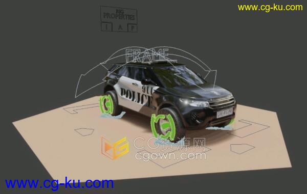 Blender Market Car-Rig Pro “Blender Kit” v1.4汽车绑定动画插件的图片1