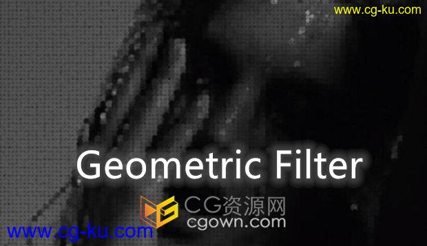 Geometric Filte v1.0.1 AE/PR插件制作抽象几何视觉化效果免费下载的图片1