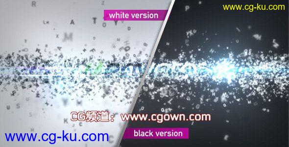 AE模板Videohive Type Logo Reveal粒子文字汇聚LOGO的图片1