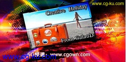 杂乱片头Creative holiday from Gala3D Project for After Effects的图片1