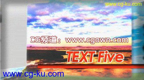 Tv look opening sequence videohive AE模板的图片1