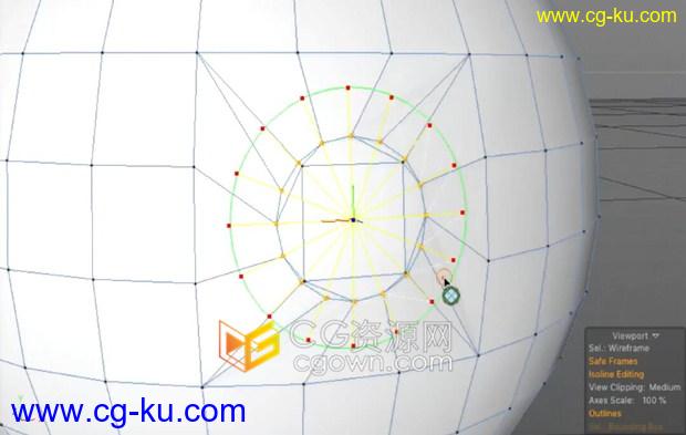 PolyCircle v1.6快速挖洞圆孔工具C4D插件免费下载的图片1