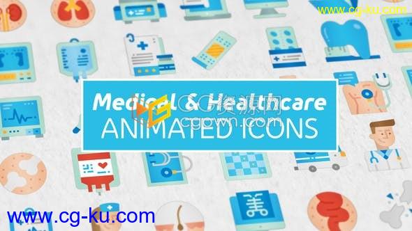 36个医院医疗与卫生保健医学报告信息动画图标Icons图形元素-AE模板下载的图片1