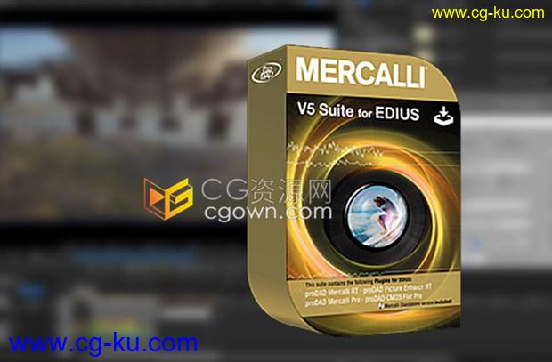 Edius插件proDAD Mercalli Suite V5.0.507实时视频稳定和图像优化工具的图片1