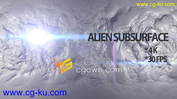 4k分辨率背景视频素材探索世界奥秘外星地下抽象地形动画的图片1