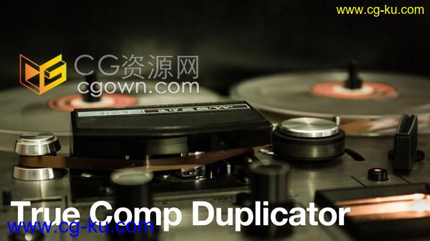 AE脚本True Comp Duplicator v3.9.13快速复制出独立合成中子合成工具的图片1