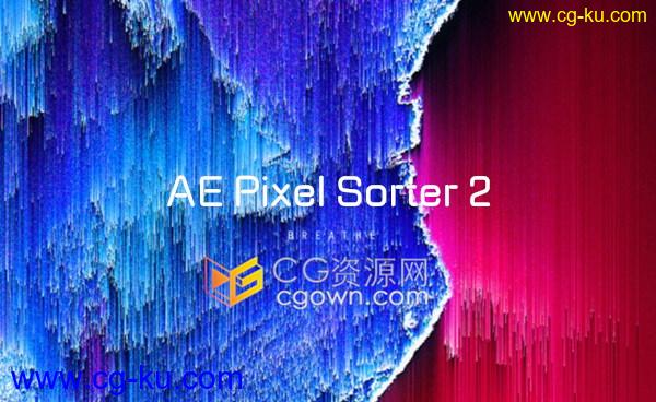 AE插件-Pixel Sorter v2.0.8像素分离方向拉伸效果带视频教程的图片1