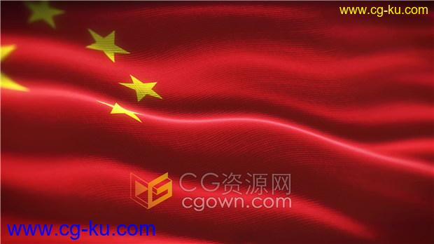 4K视频素材-动态国旗背景CG资源网庆祝中国共产党建党99周年的图片1
