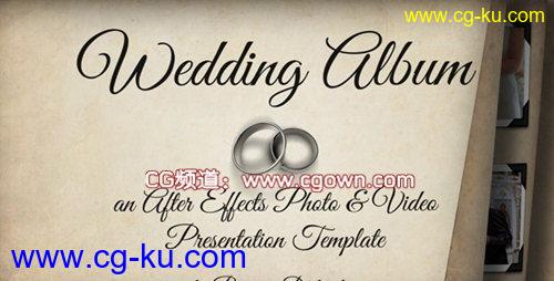 婚礼相册videohive Wedding Album AE模板的图片1