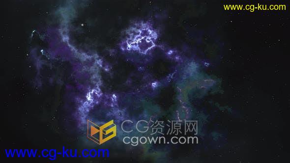 4K分辨率星云宇宙空间科幻背景素材-视频素材的图片1