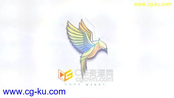 涟漪RGB分割美感棱镜效果视觉光效LOGO三维动画视频片头-AE模板的图片1