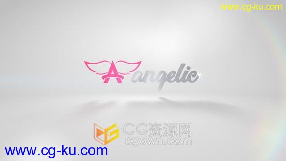 Angelic Logo天使明亮设计标志动画企业宣传视频片头-AE模板的图片1