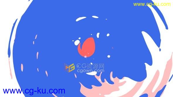 Cartoon LOGO图形动画飞溅FX特效演绎标志视频片头-AE模板的图片1