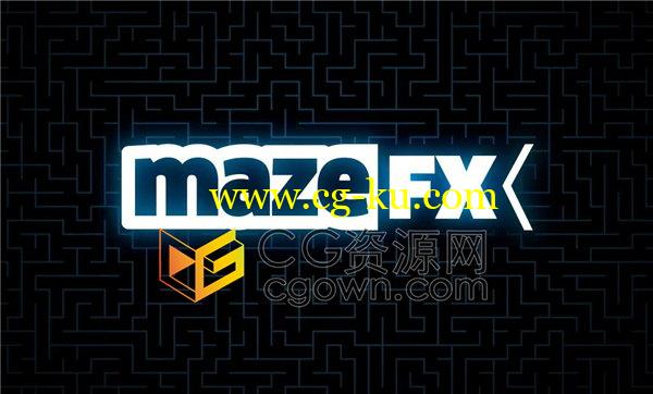 AE脚本mazeFX v1.2生成迷宫地图通关路径动画工具的图片1